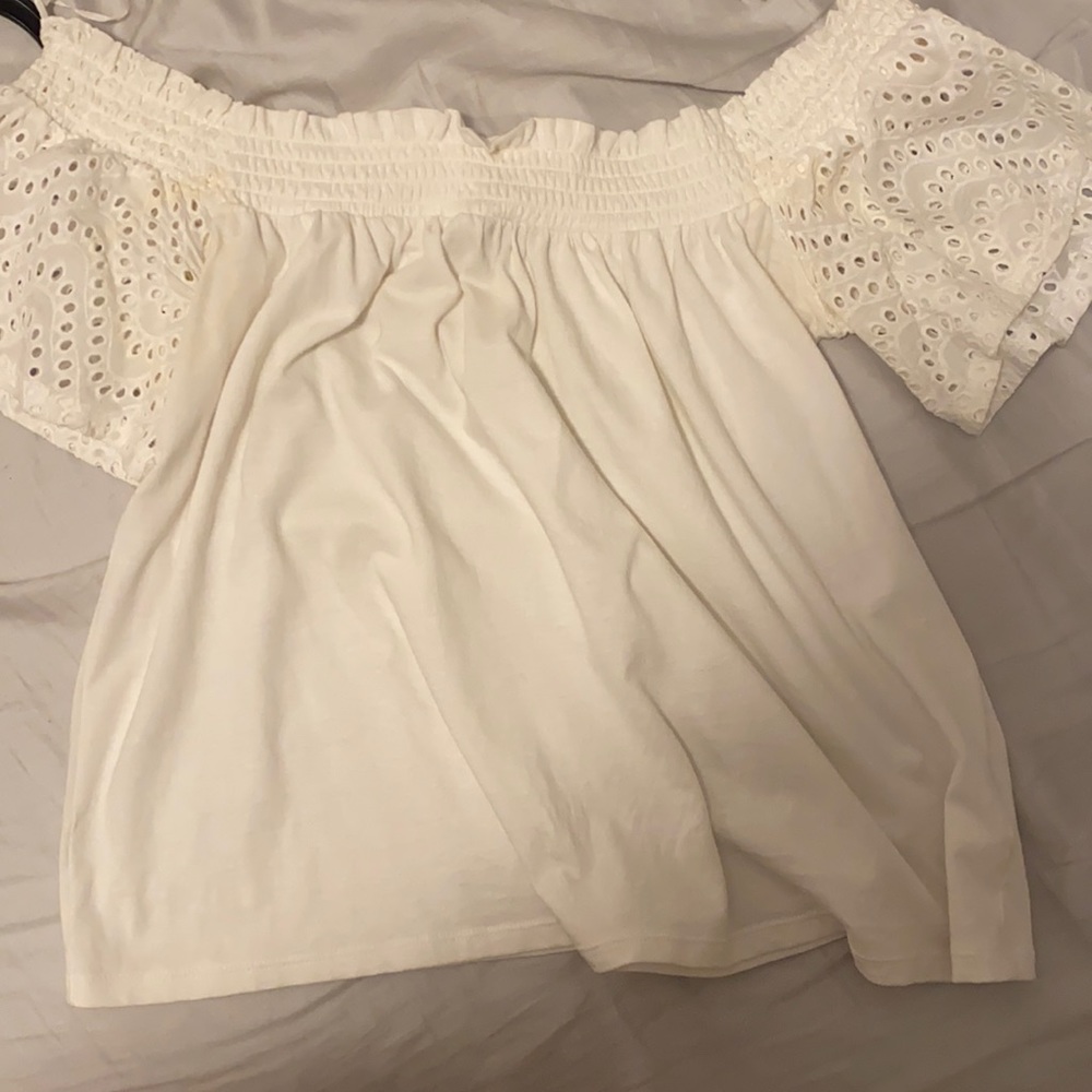 Express off the shoulder top never worn